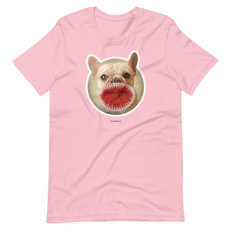 French Bulldog Shirt - Frenchie Dog Cupcake T-Shirt - Cute Tee for Baker, Dog Lover