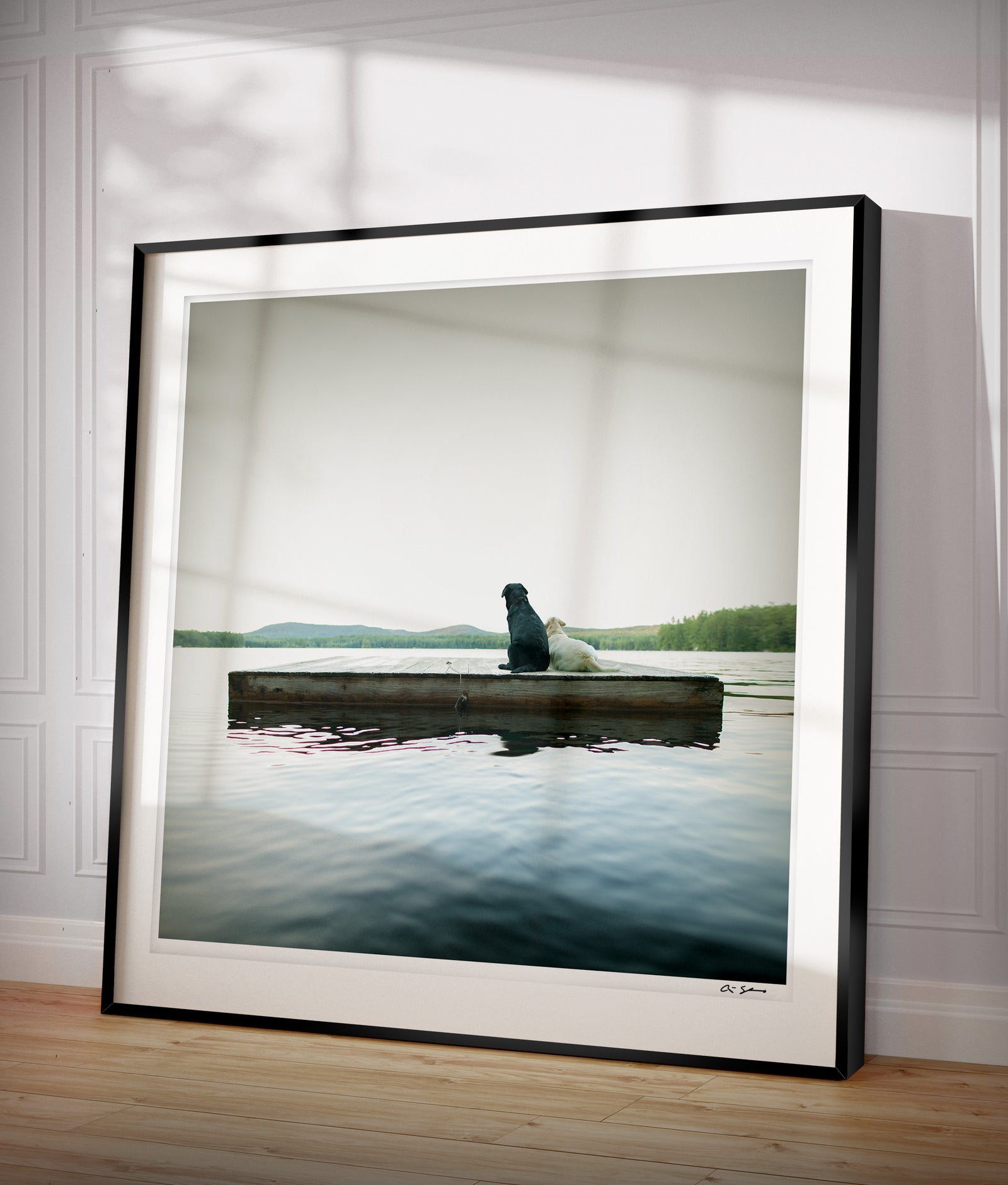 Labrador Retriever Wall Art Print - Lake House Dog Lovers Home