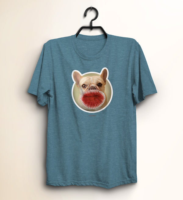 French Bulldog Shirt - Frenchie Dog Cupcake T-Shirt - Cute Tee for Baker, Dog Lover