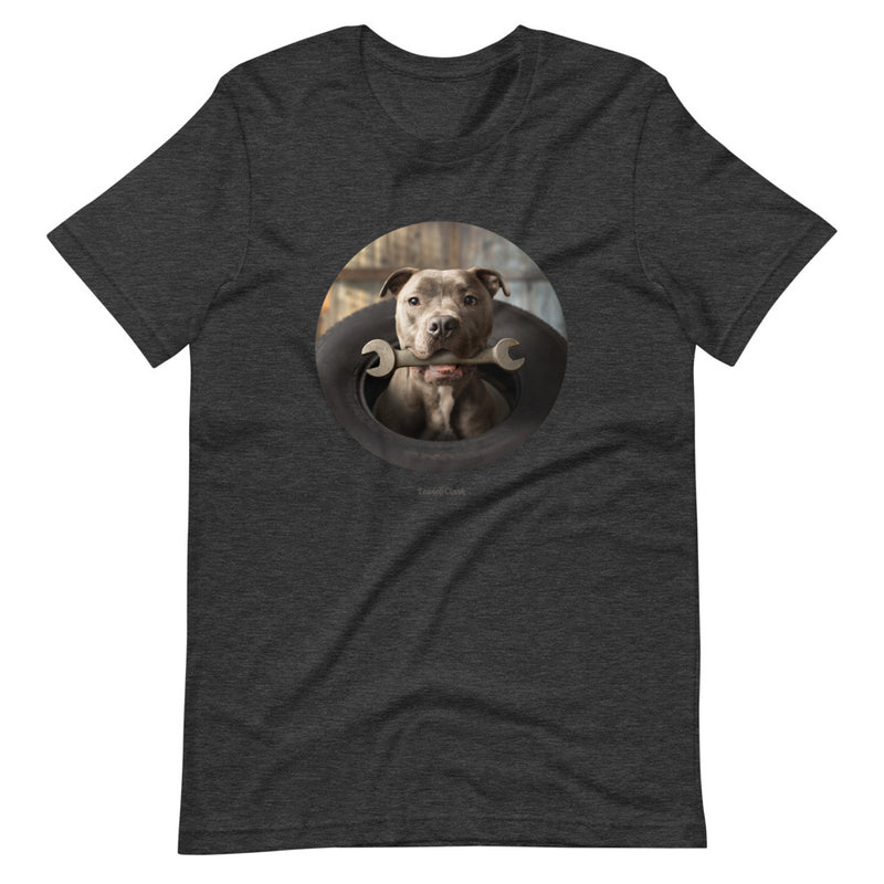 Pitbull Lover T-Shirt - Dog Garage Tee - Tool Shirt - Gift for Him