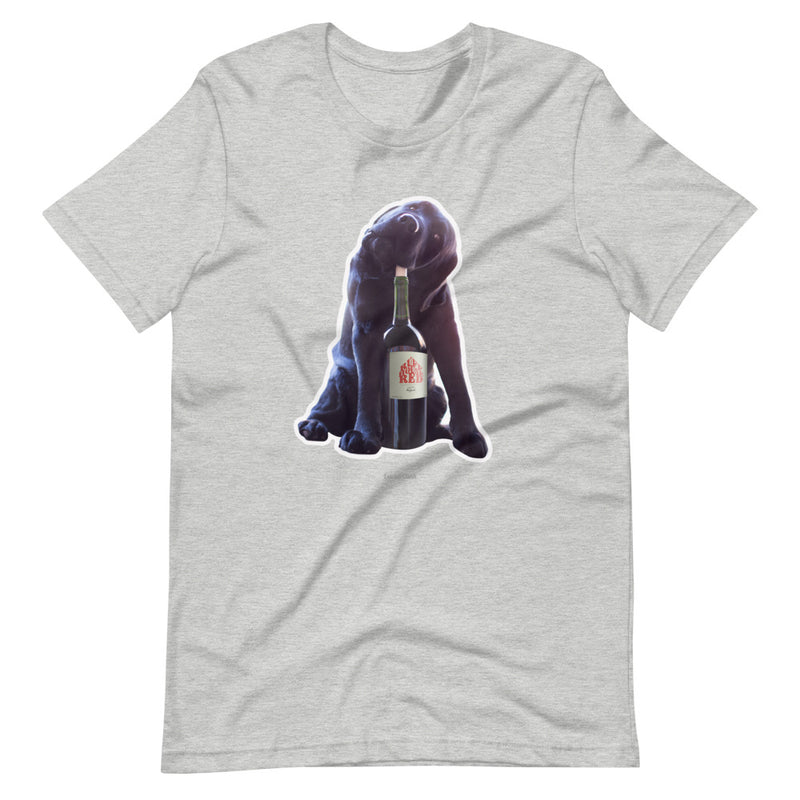 Black Dog Wine Lover Shirt - Dog and Wine Lover Tee - Wine Shirt Gift