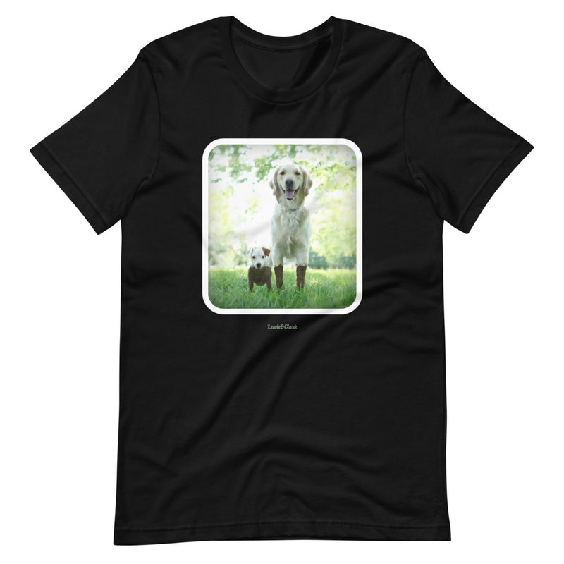 Muddy Dogs T-Shirt - Jack Russell Golden Retriever Dog Lover Tee