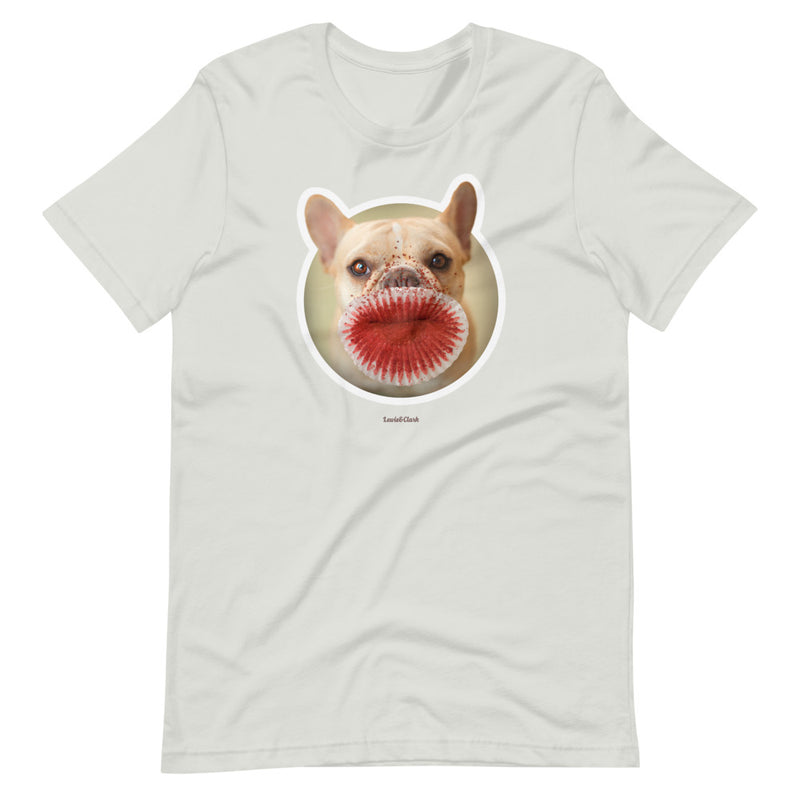 French Bulldog Shirt - Frenchie Dog Cupcake T-Shirt - Cute Tee for Baker, Dog Lover