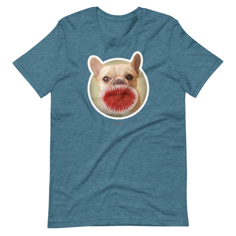 French Bulldog Shirt - Frenchie Dog Cupcake T-Shirt - Cute Tee for Baker, Dog Lover