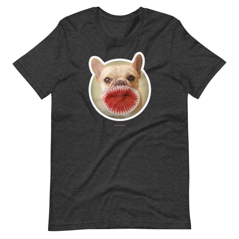 French Bulldog Shirt - Frenchie Dog Cupcake T-Shirt - Cute Tee for Baker, Dog Lover