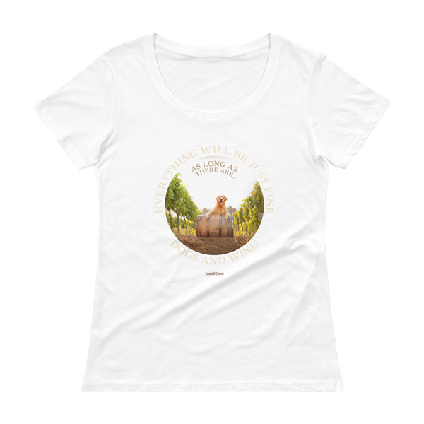 Dogs and Wine T-Shirt - Tee Gift For Dog and Wine Lovers