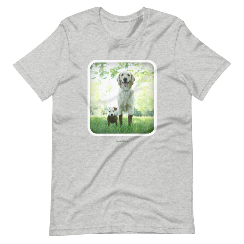 Muddy Dogs T-Shirt - Jack Russell Golden Retriever Dog Lover Tee