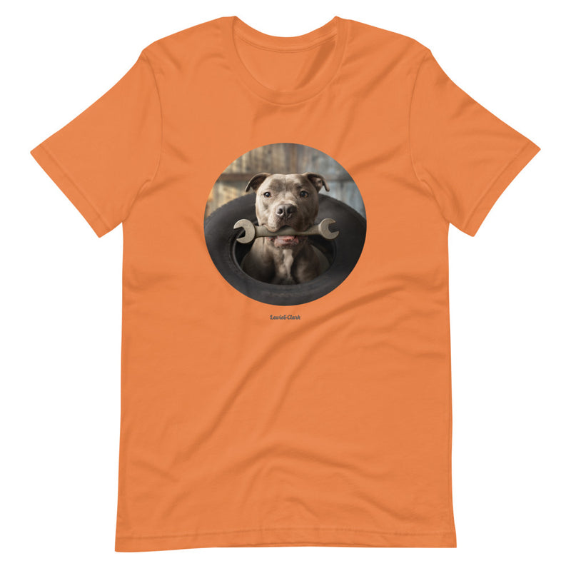 Pitbull Lover T-Shirt - Dog Garage Tee - Tool Shirt - Gift for Him