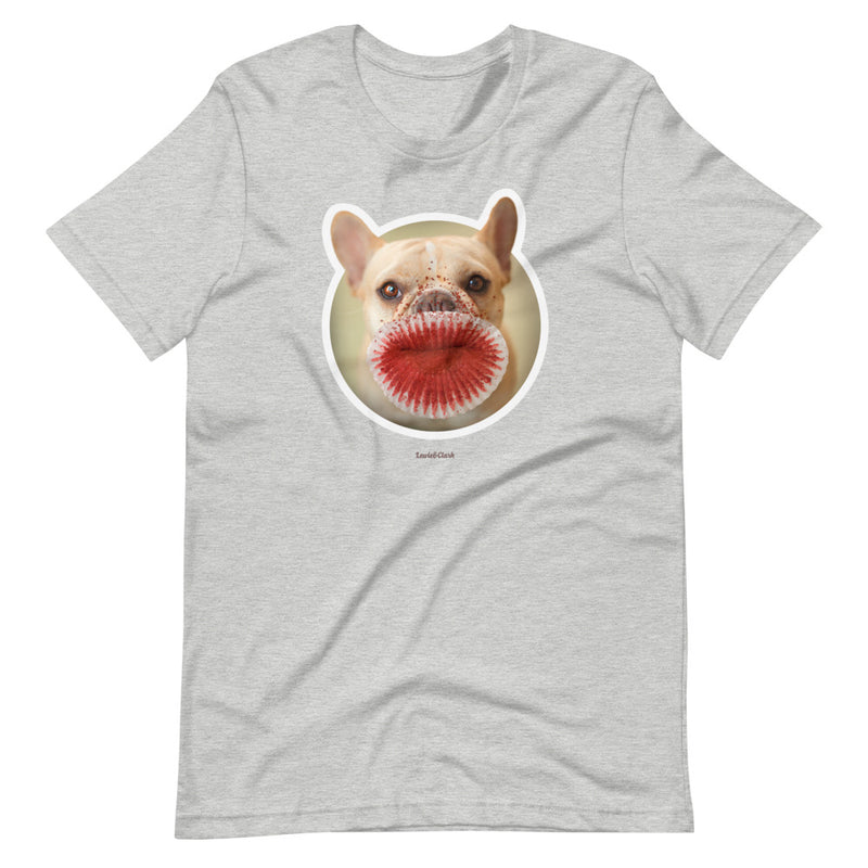 French Bulldog Shirt - Frenchie Dog Cupcake T-Shirt - Cute Tee for Baker, Dog Lover