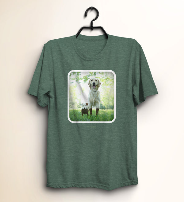 Muddy Dogs T-Shirt - Jack Russell Golden Retriever Dog Lover Tee