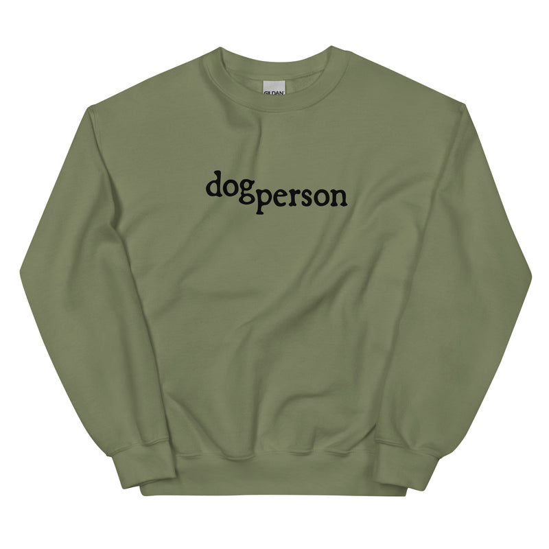 Dog Person Unisex Sweatshirt - Various Colors and Sizes