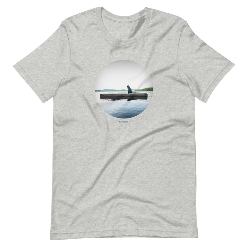 Adrift Lake Shirt -  Labrardor Summer Dog Lover Tee - Gift for Dog Lover