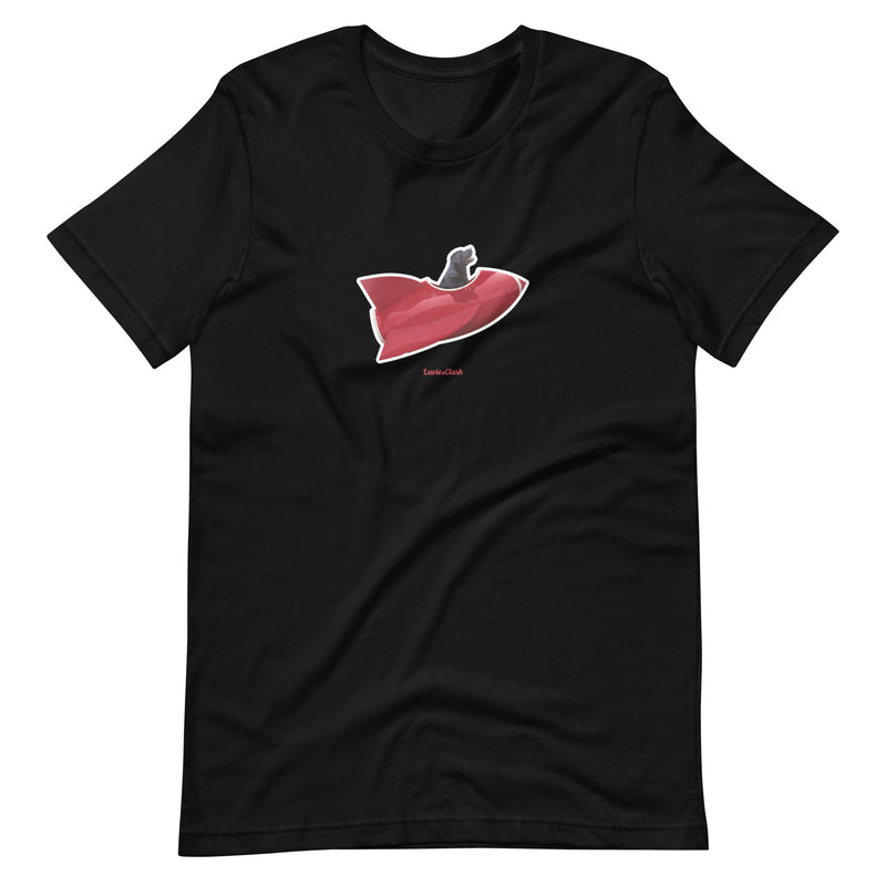 Comet Space Cadet Shirt - Dog Lovers Tee - Black Lab T-Shirt