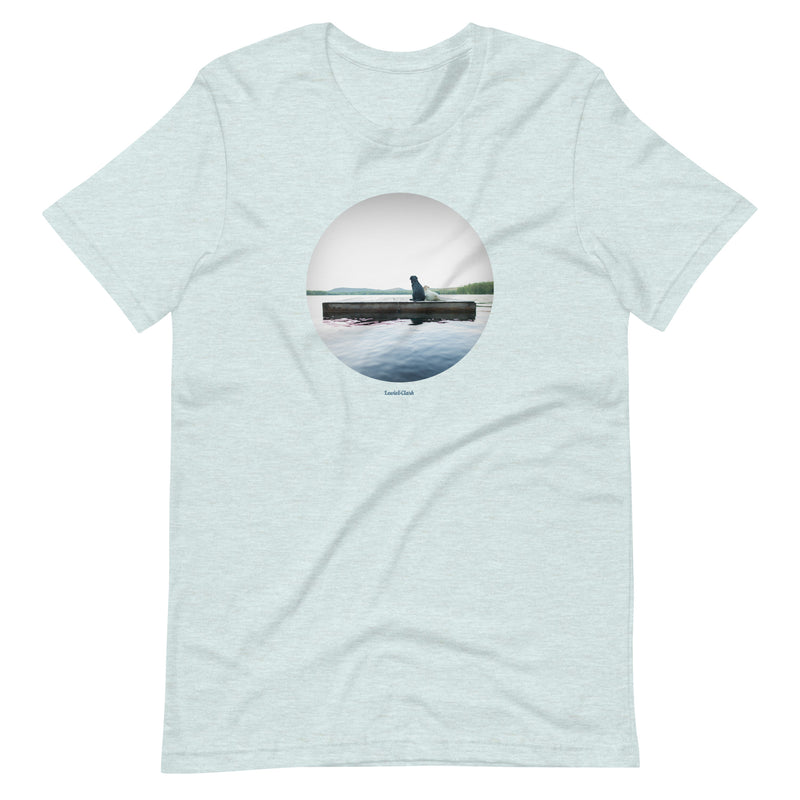 Adrift Lake Shirt -  Labrardor Summer Dog Lover Tee - Gift for Dog Lover