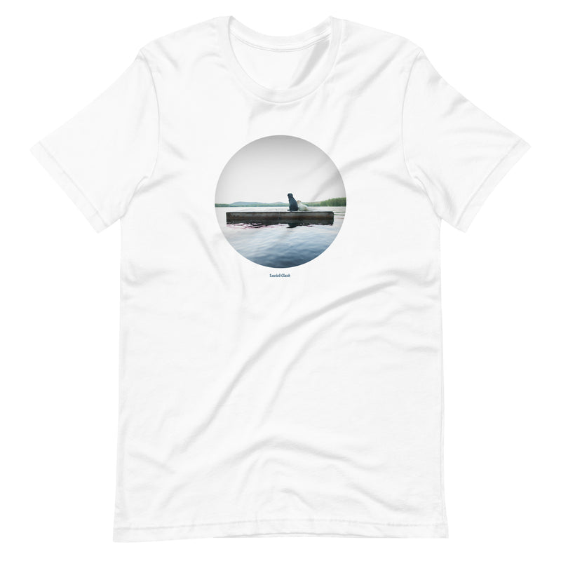 Adrift Lake Shirt -  Labrardor Summer Dog Lover Tee - Gift for Dog Lover