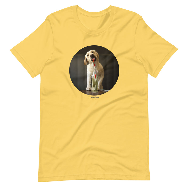 Fizz Dog Lover Shirt - Sip of Sunshine Day Drinking T-Shirt - Yellow Lab Lover Gift